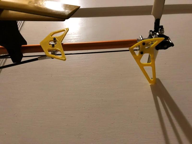 450 Style Helicopter Fins