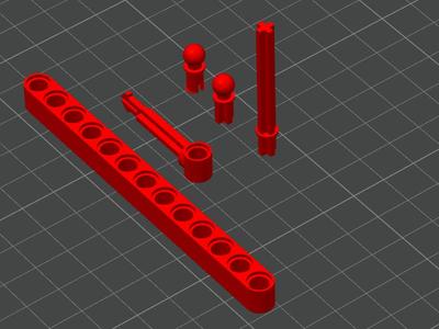 Lego brick parts