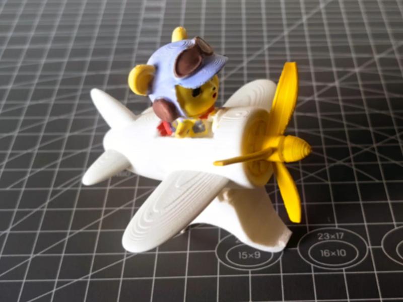 Cartoon Airplane Accessory for E-bikes