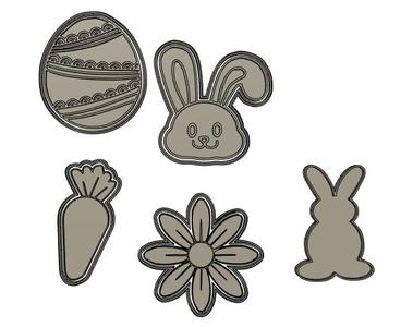 Easter cookie cutters