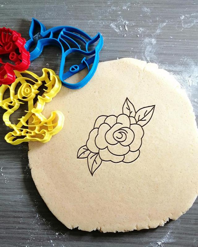 Rose Flower Cookie cutter