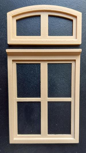 1/12 Dollhouse windows (Model No.5)