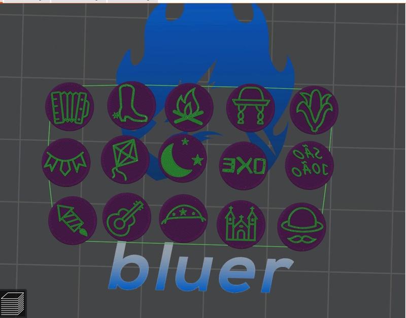 Carimbos de Brigadeiro - São João (Brigadeiro Stamp João)