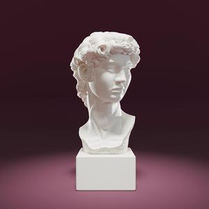 Bust of David statue