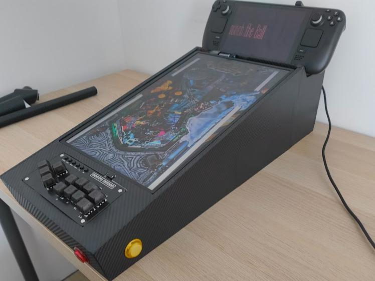 Virtual pinball steam deck