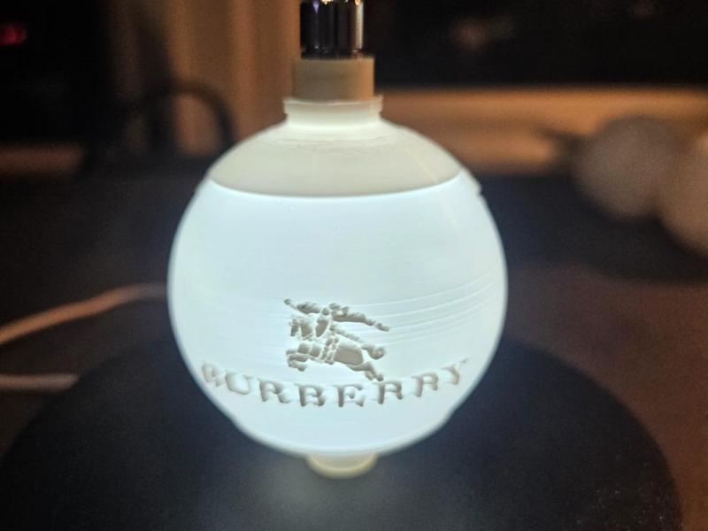 Burberry Christmas led bauble