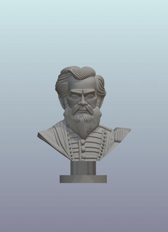 Martin Güemes Bust (fan art)