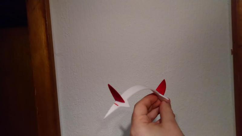 Zero Two Horns with Hairband (Darling in the Franxx)