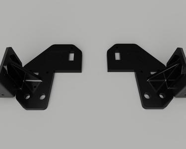 Bowden motor mount for Anet A8 (above frame both sides)