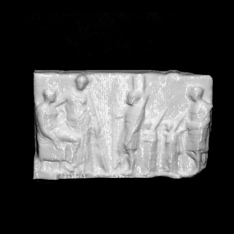 Adorants approaching Demeter and Persephone