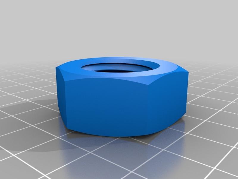 Printable Metric Nuts - DIN 934