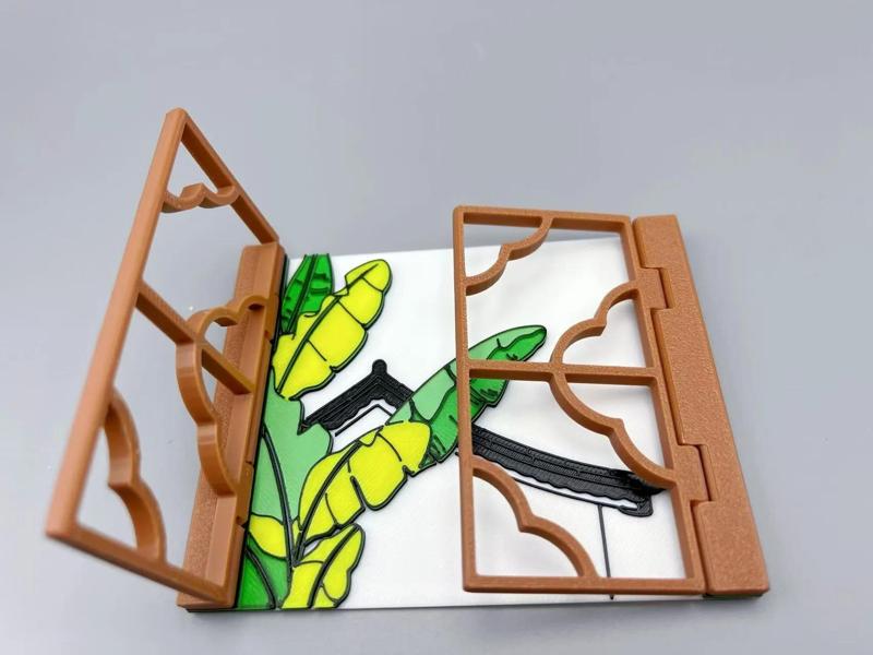 Window banana provokes sudden rain, Chinese style refrigerator sticker