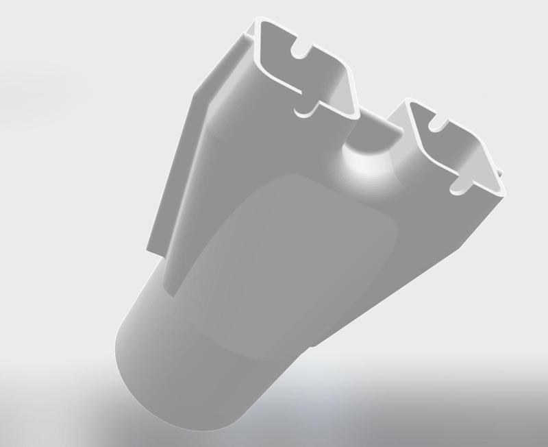 Hand sprayer 2 fingers 100mm