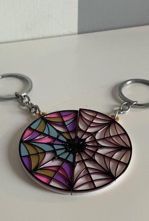 Wednesday window keychain