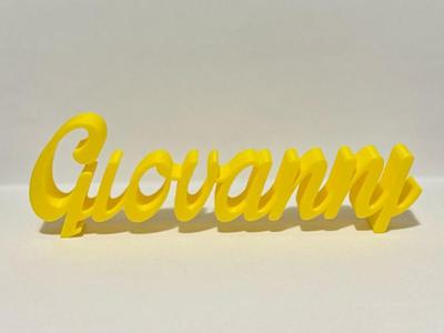 Cursive Name Giovanni