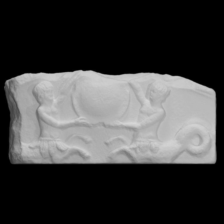 Part of a pediment