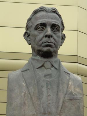 Octavian Goga in Astra Park, Sibiu