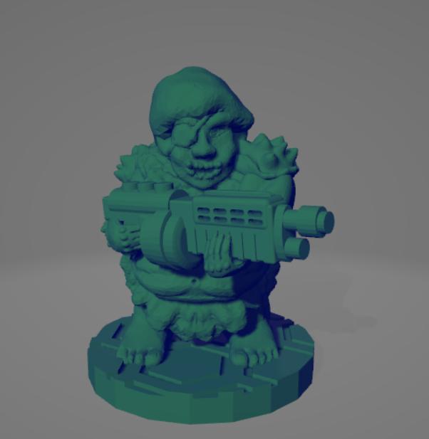 Cyber Orquindi With Shotgun