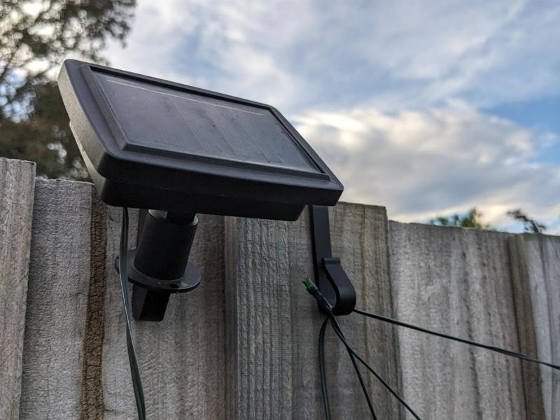 Gutter/Fence hook for Christmas lights solar panel