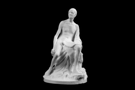 Nude Voltaire at the Louvre, Paris, France