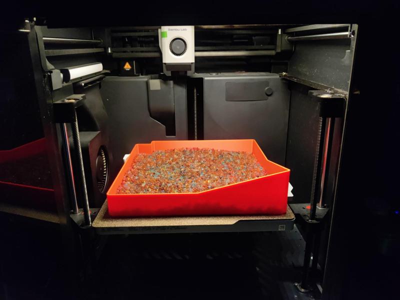 Large-size color-changing silicone desiccant hot bed drying box maximizes hot bed area, color-changing silicone filter desiccant sieve, 500g drying per P1 print