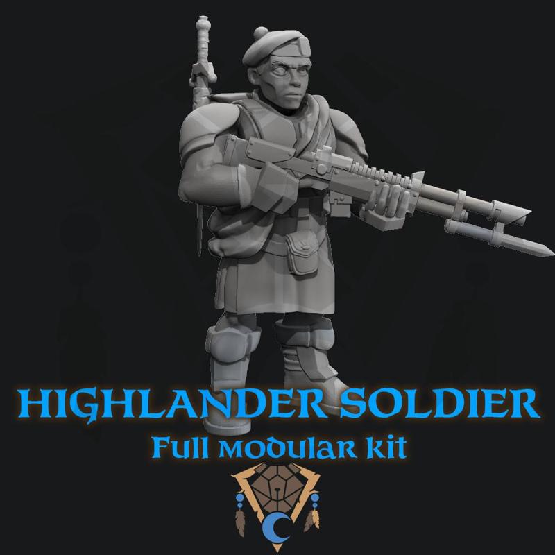 Highlander Soldiers - Full Kit