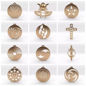 Crop Circle Pendant Pack III
