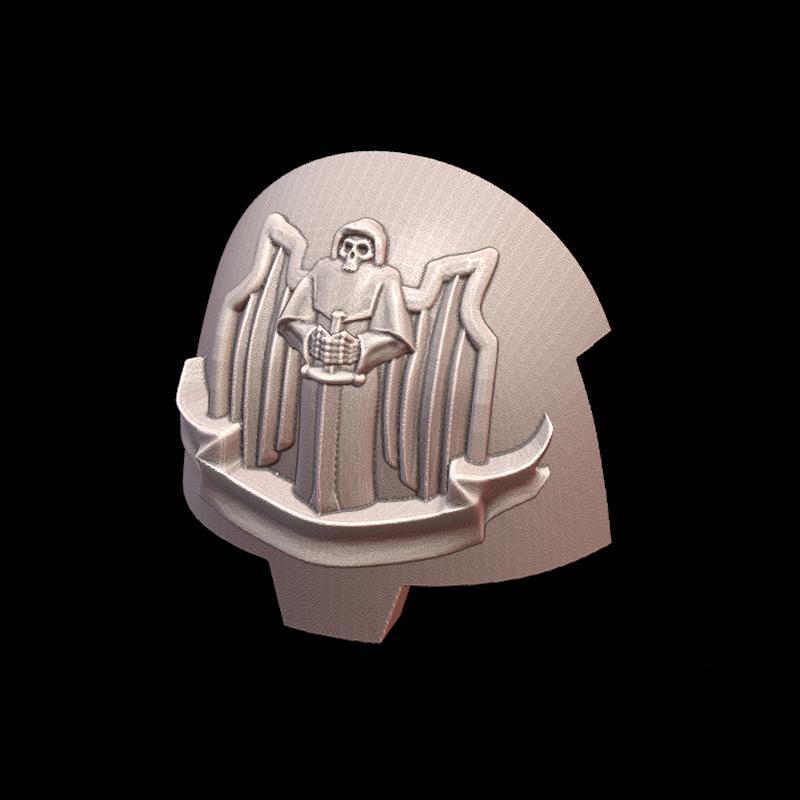 Gloomy angel knights shoulderpads