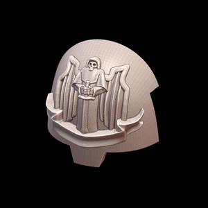 Gloomy angel knights shoulderpads