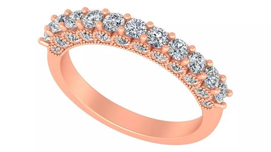 Elegant Half-Eternity Band