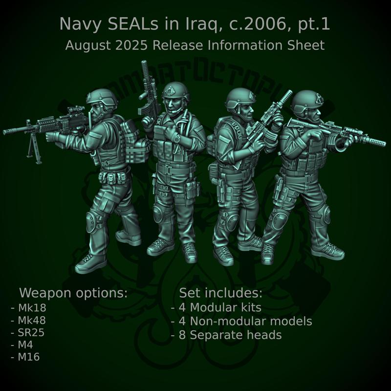 Patreon pack 48 - August 2025 - Navy SEALs in Iraq c2006