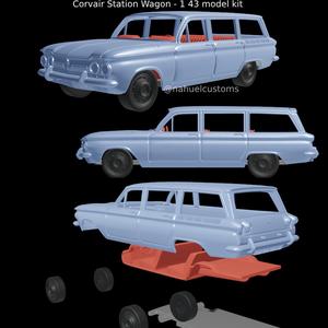Corvair Station Wagon - 1 43 model kit