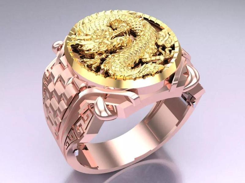 Dragon Ring - Mens Rings - N2302