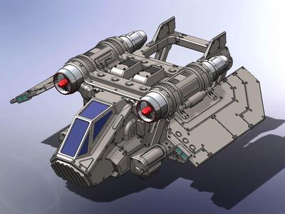 LFAC - Light Freighter Arvus Class 28mm