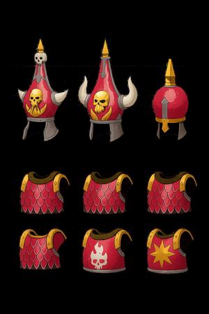 chaos dwarf bits infantery