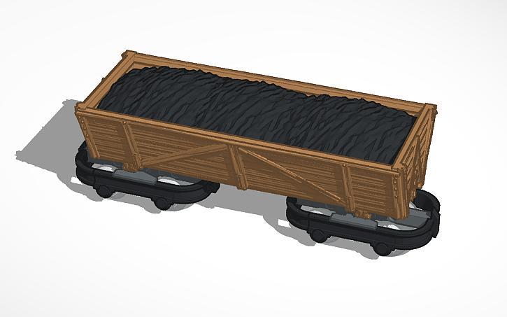 Tipper wagon with load, 4-axle, h0e
