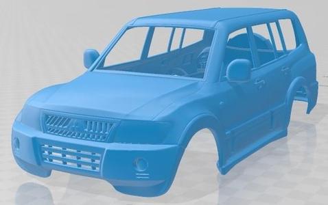 Mitsubishi Pajero Montero Wagon 2005 Printable Body Car