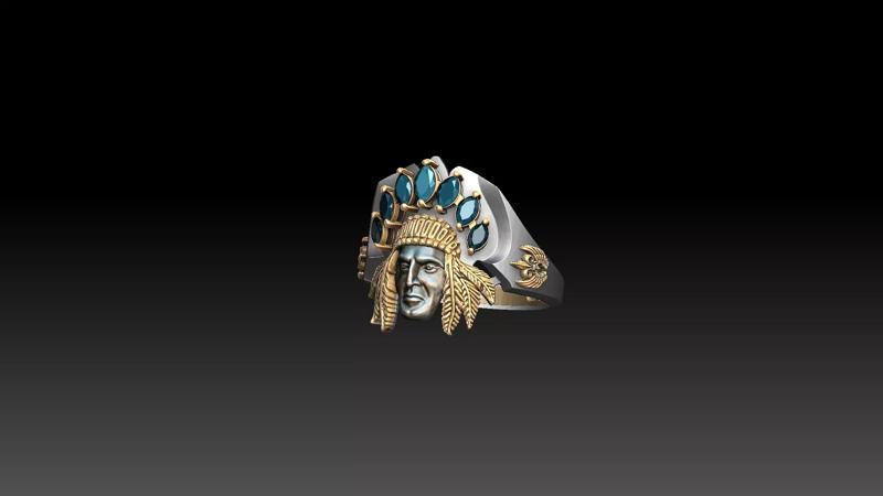 Indian jewelry ring for men