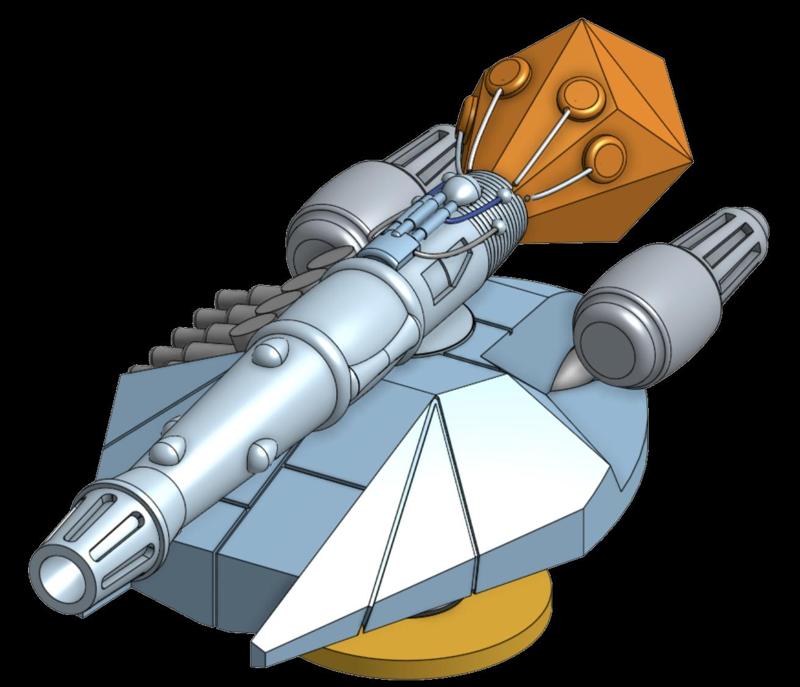 Space Elves Deathstalker Hover Tank