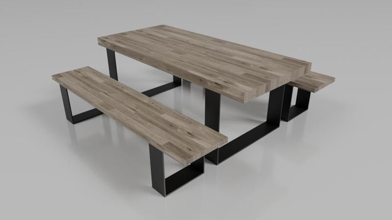 MetalWood table