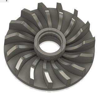 Angle grinder air exhaust fan