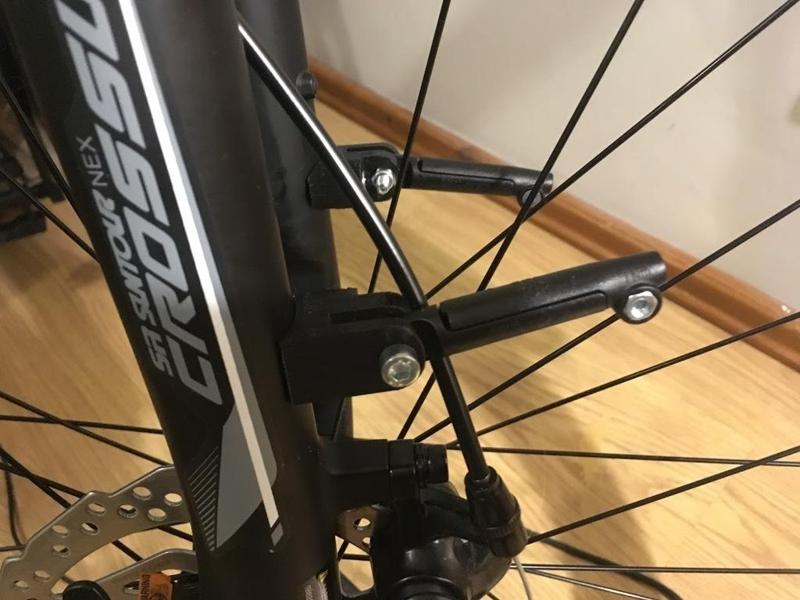 SKS Bluemels Primus (ESC-Vario) fender adapter for Suntour fork