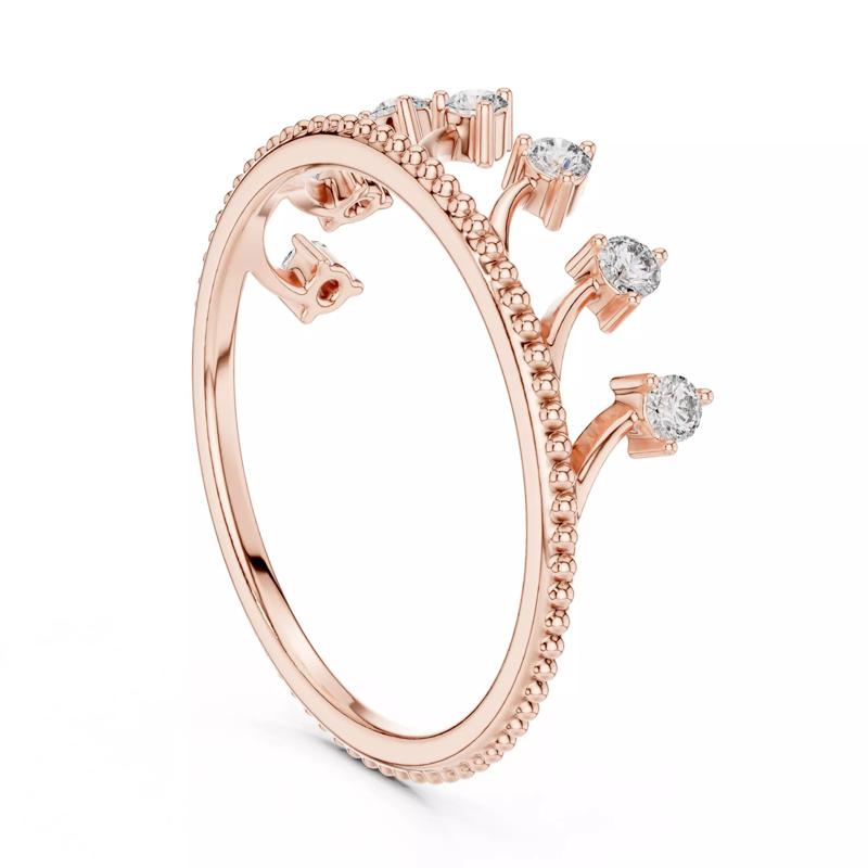 Round Diamond Milgrain Engagement Wedding Ring 3DM STL Video