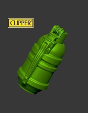 CLIPPER LIGHTER CASE GRENADE EXPLOSIVE GRENADE EXPLOSIVE