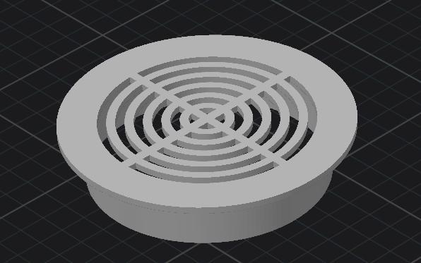 Lüftungsgitter 68mm / Air Vent Cover 68mm