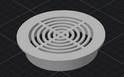 Lüftungsgitter 68mm / Air Vent Cover 68mm