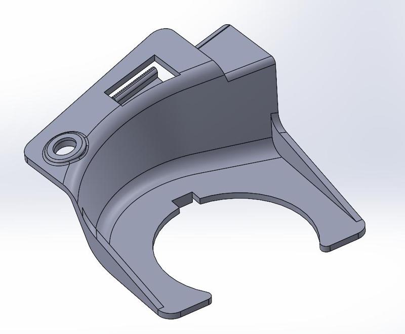 Peugeot 307 - Windshield wiper water tank support - V2