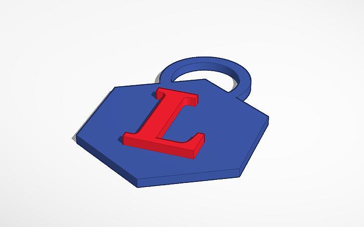 LLAVERO LETRA L ( LETTER L KEYCHAIN )