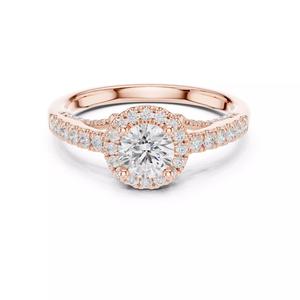Round Cut Diamond Engagement Wedding Ring 3DM STL Video
