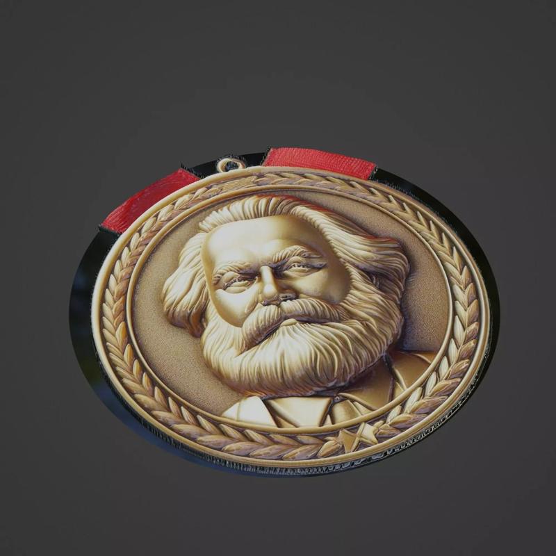 Karl Marx Medallion